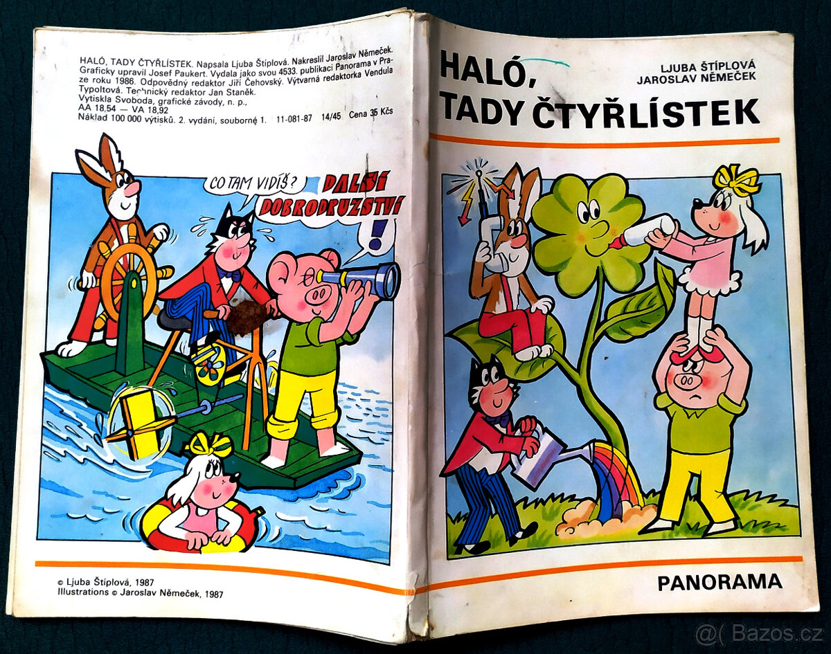 ČTYŘLÍSTEK 160 DUP+HALÓ,TADY ČTYŘLÍSTEK neúplný čti text - 12