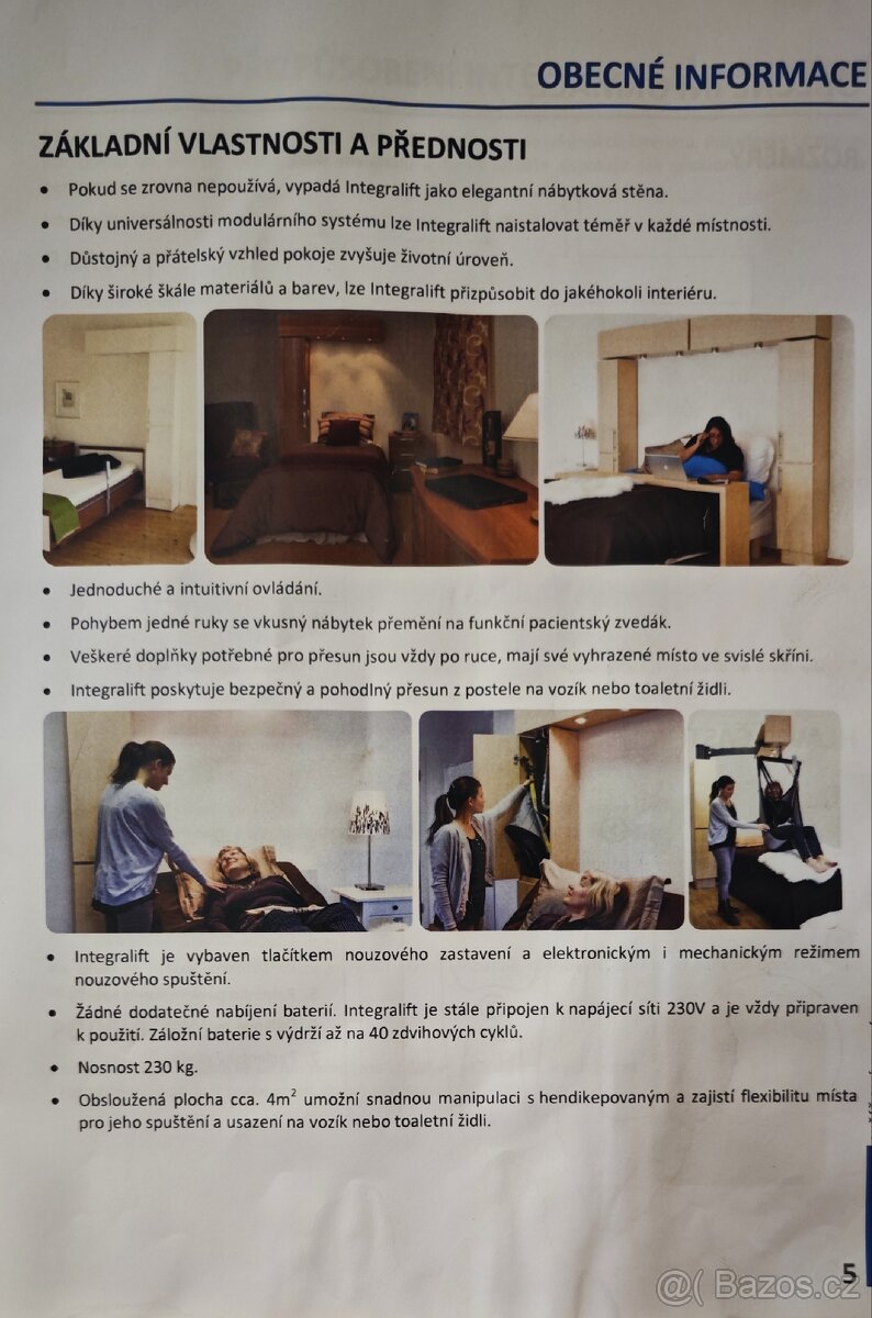 Diskrétní elektrický zvedák pro invalidy - 12