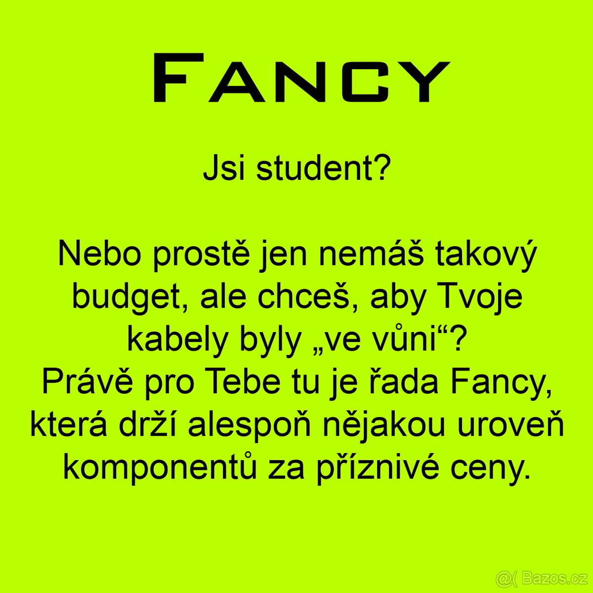 Mikrofonní kabel řada Fancy - 12