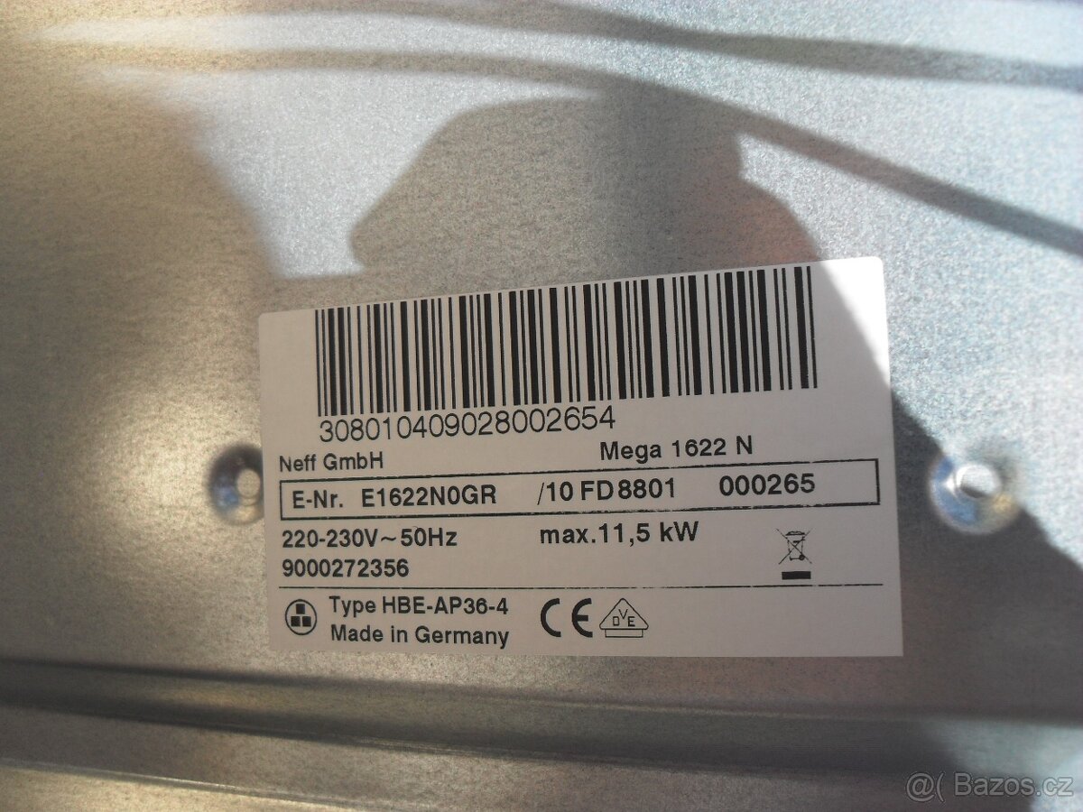 NEFF VESTAVNÝ ELEKRICKÝ SPORÁK,MODERNÍ ZRCADLOVÝ VZHLED,LCD - 12