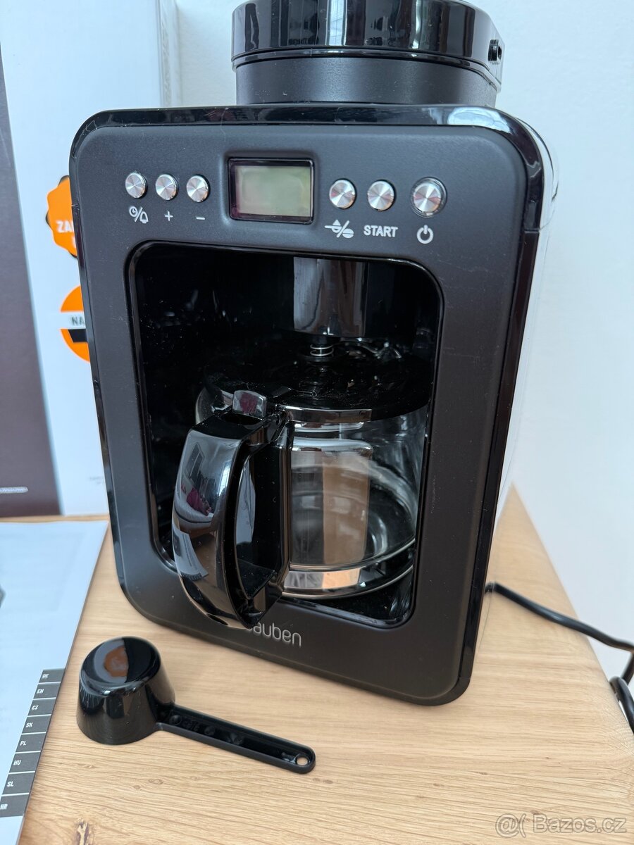 Lauben nový kávovar s mlýnkem 600BB černý - 12