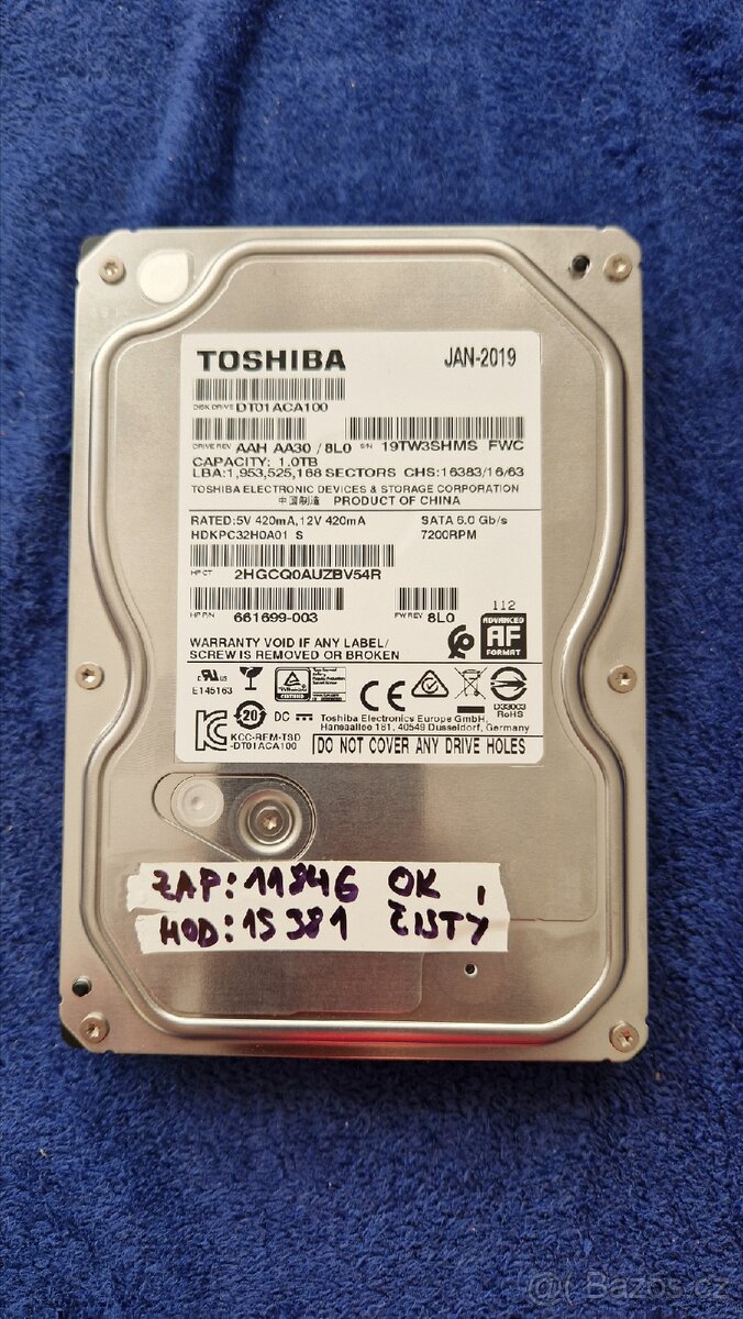 Pevné disky do PC a NTB + redukce, atd.. - 12