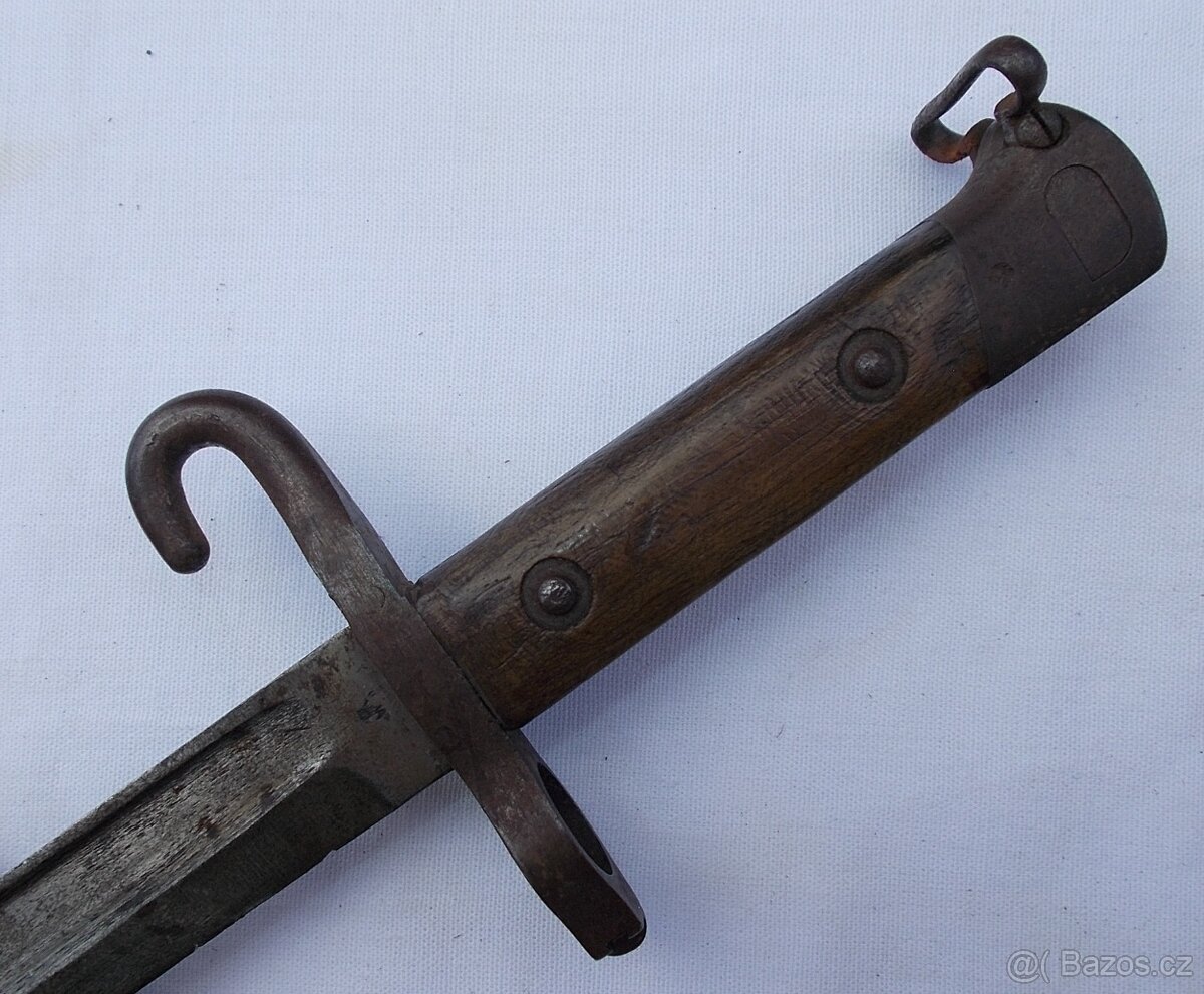 R.U. bodák, bajonet Mannlicher M95 s muškou. - 12
