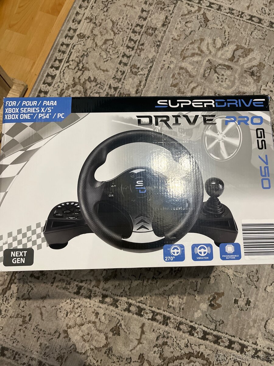 Herní volant SUPERDRIVE GS750 - 12