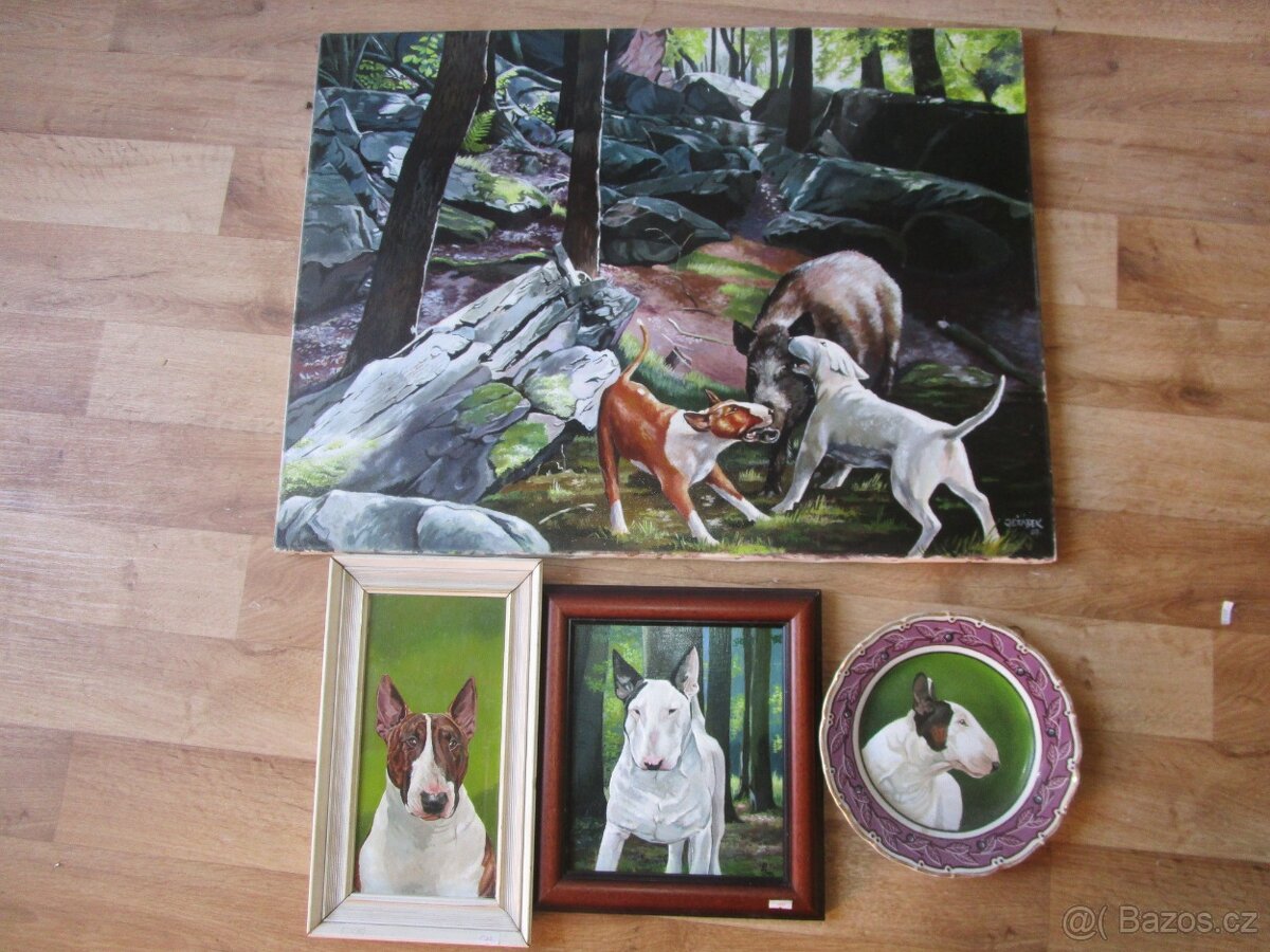 obrazy pro myslivce-bažant-tetřev-jelen-olejomalba - 12