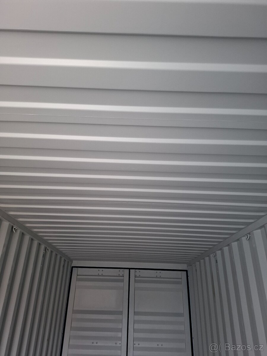 Modrý lodní kontejner 20\' se 3 dveřmi – flexibilní - 12