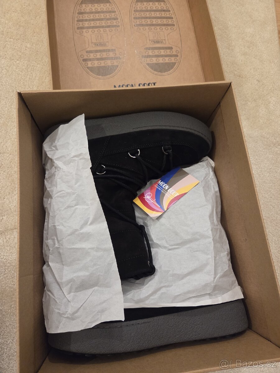Černé sněhule Moon Boot 39 - 12