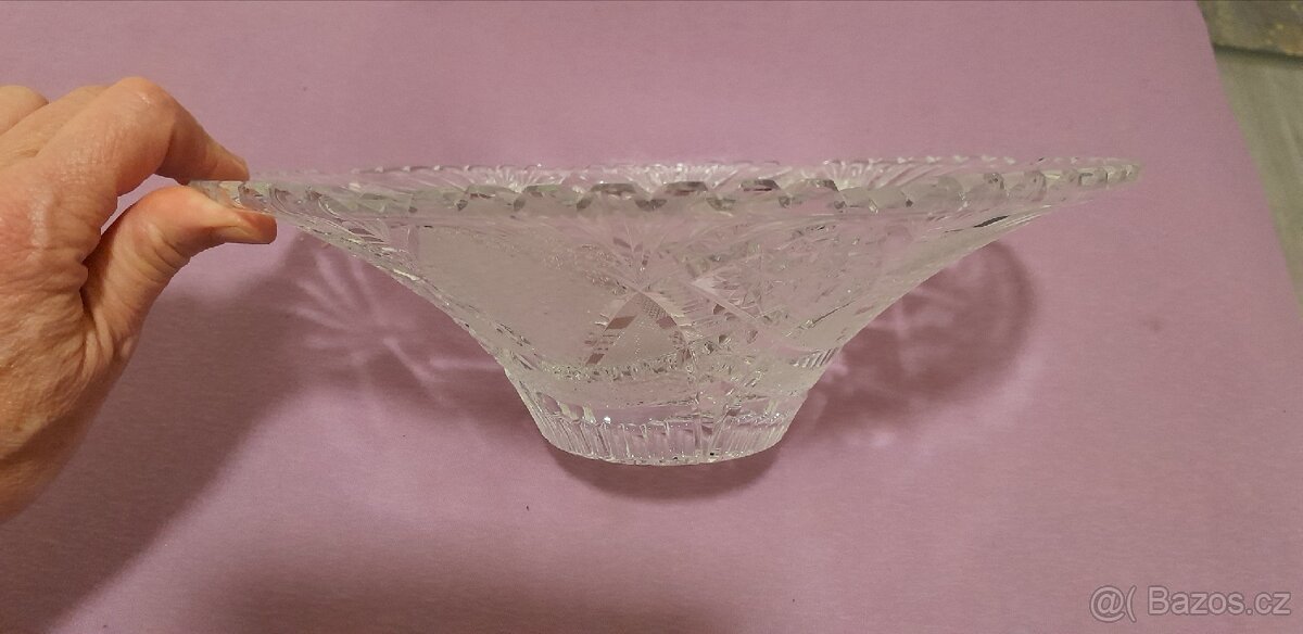 Nádherná broušená 10ti dílná sada - 12