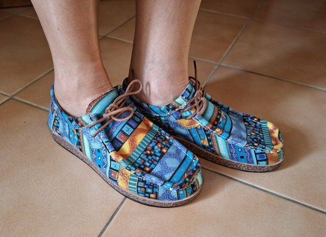 Mokasíny design patchwork č. 40 (fakticky 39) - 12