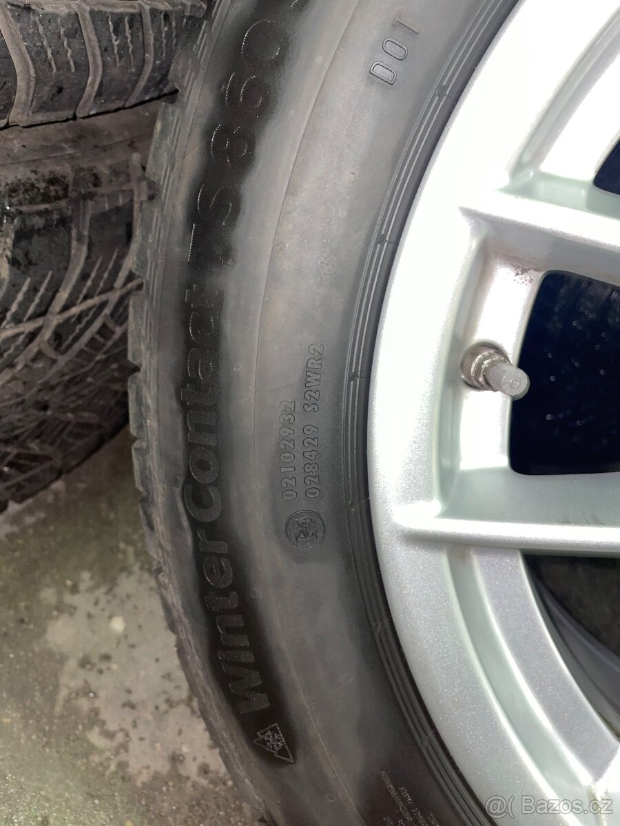 5x112 R16 6,5J ET22 BMW 3 + 205/60 R16 zimné (2023) - 12