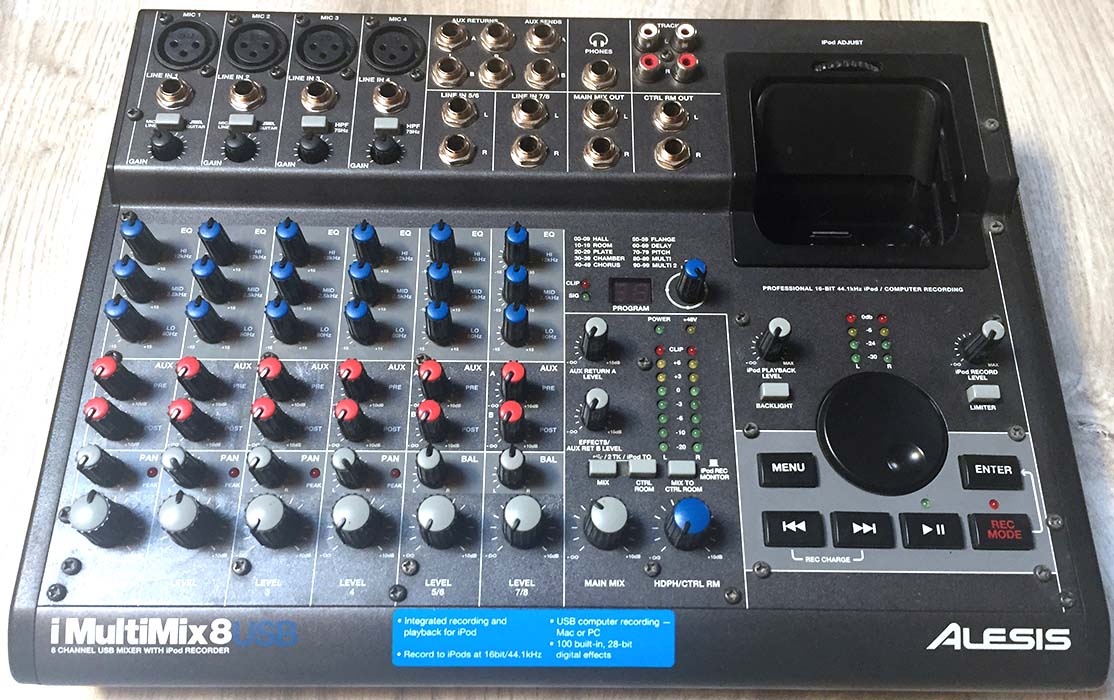 Prodám mix Alesis iMultimix8 USB a iPod classic 120Gb 6gen. - 12