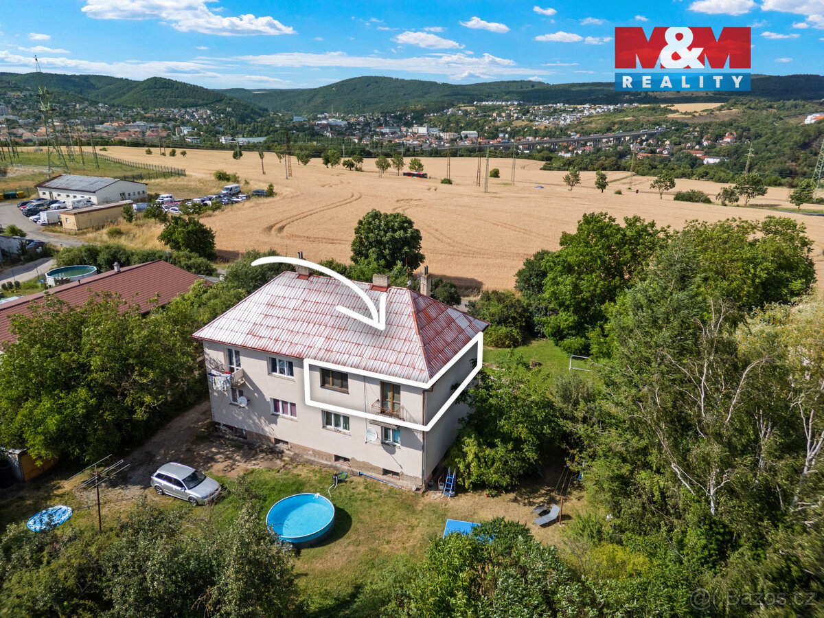 Pronájem bytu 3+kk, 55 m², Tetín, ul. U Rozvodny, balkon - 12