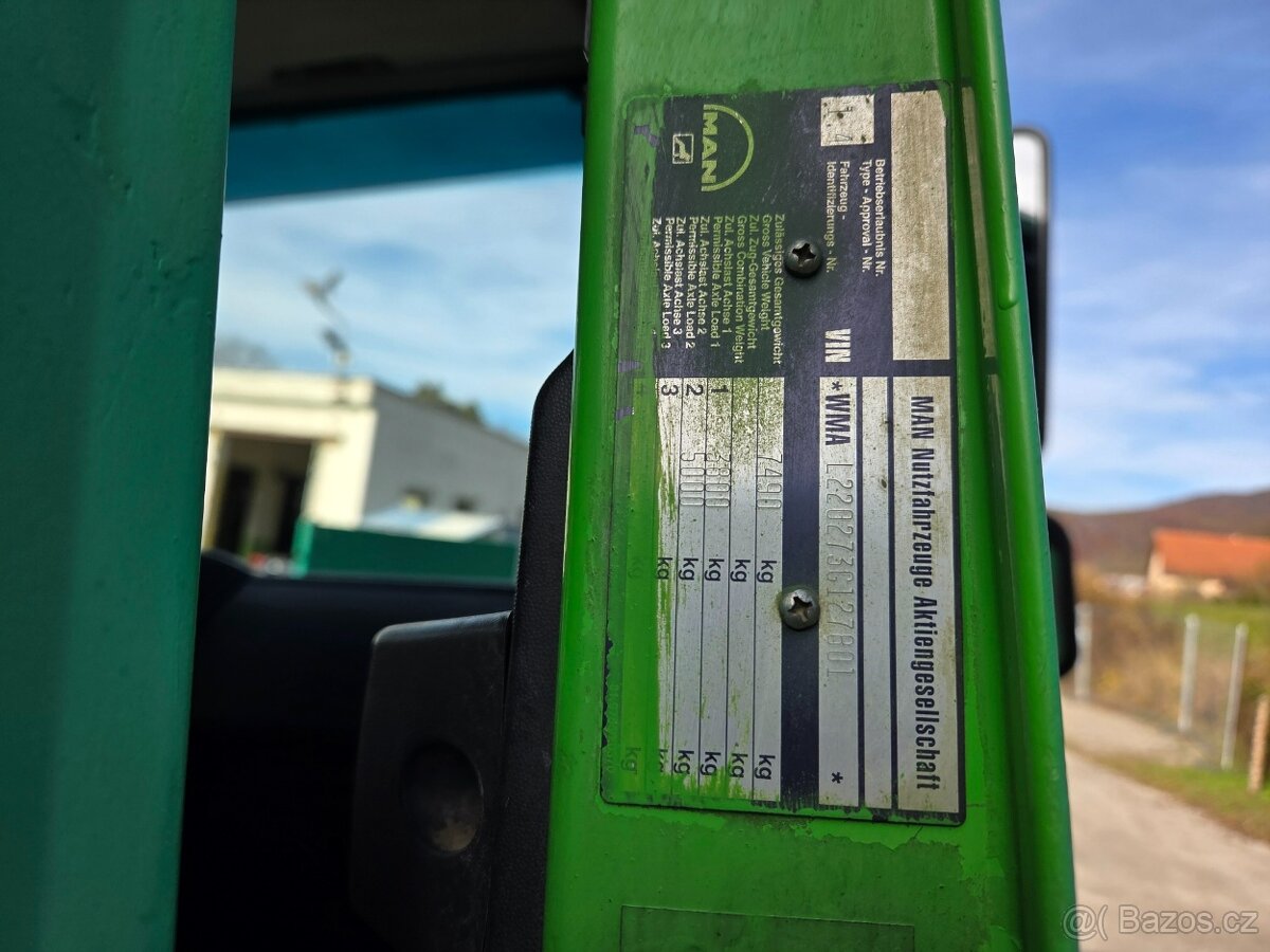 MAN 8.163 4x4 valník + FASSI F45A.22 - 12