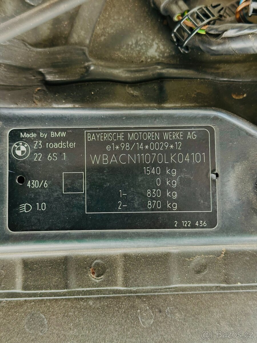 BMW Z3 E36 2.2i + hardtop - 12