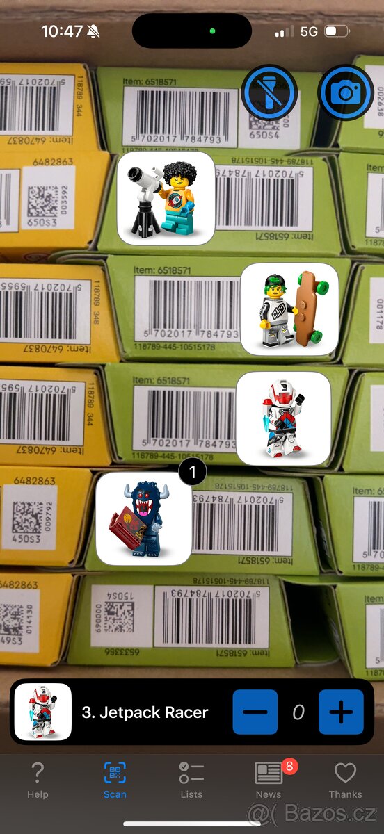 Lego minifigurky 71045 a 71048 kompletní serie - 12