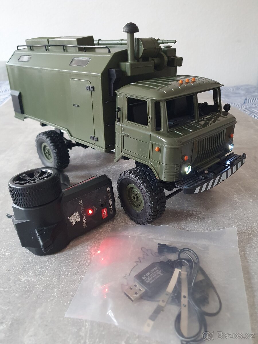 RC Military Truck GAZ 1/16 4WD zelený - 12