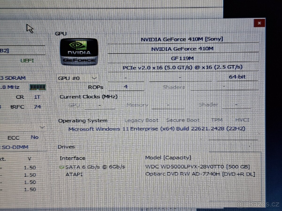 Notebook Sony Vaio VPCEH PCG-71811M - 12