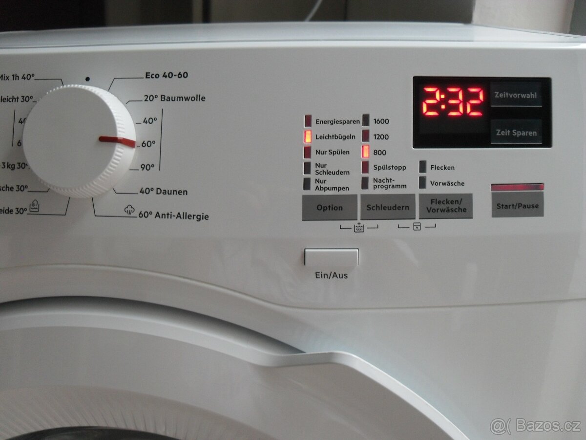 KVALITNÍ NĚMECKÁ PRAČKA AEG 1-8KG,funkce PROTEX,ANTIALERGIK - 12