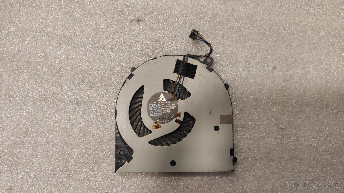 HP 350 355 G1 G2 chladič ventilátor, wifi, konektor, baterie - 12