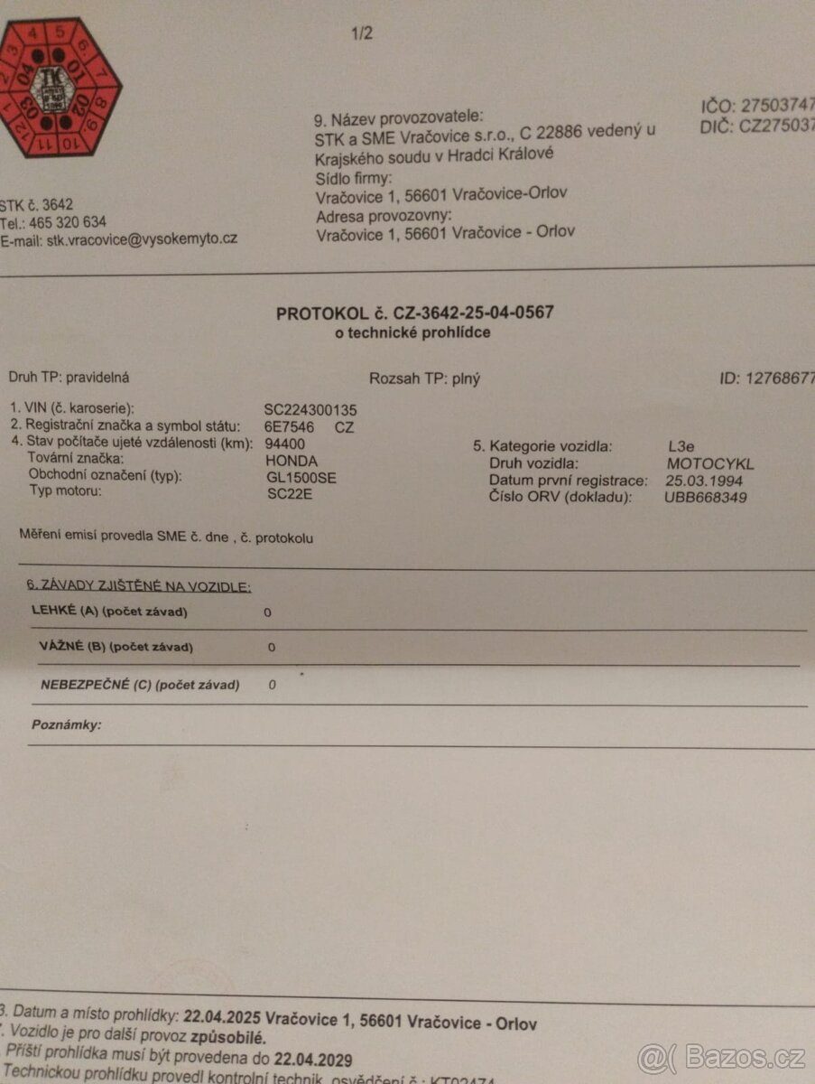 Honda GoldWing GL1500 - 12