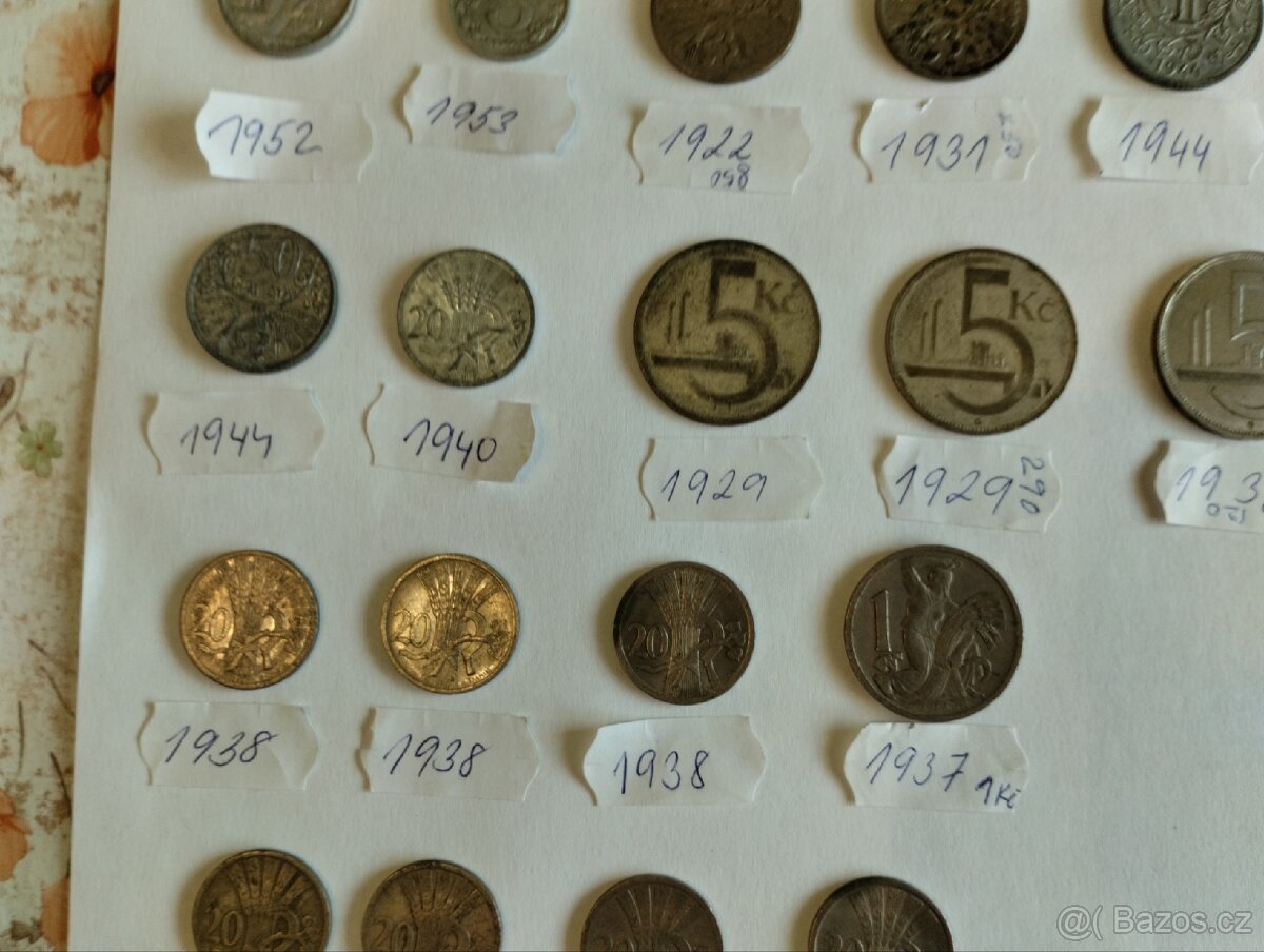 Staré mince 1 - 12