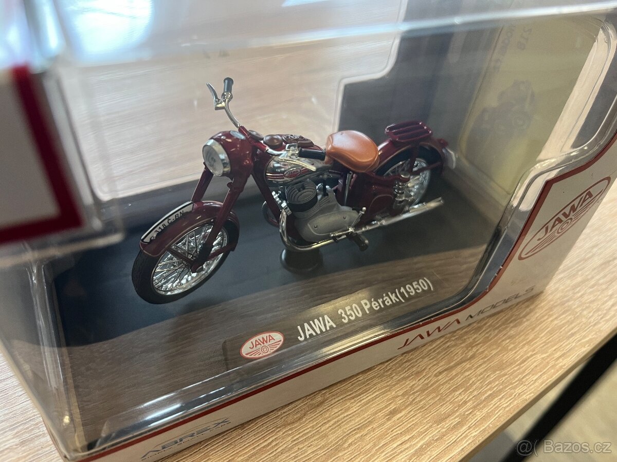 Modely motorek JAVA A ČZ 1:18 - 12
