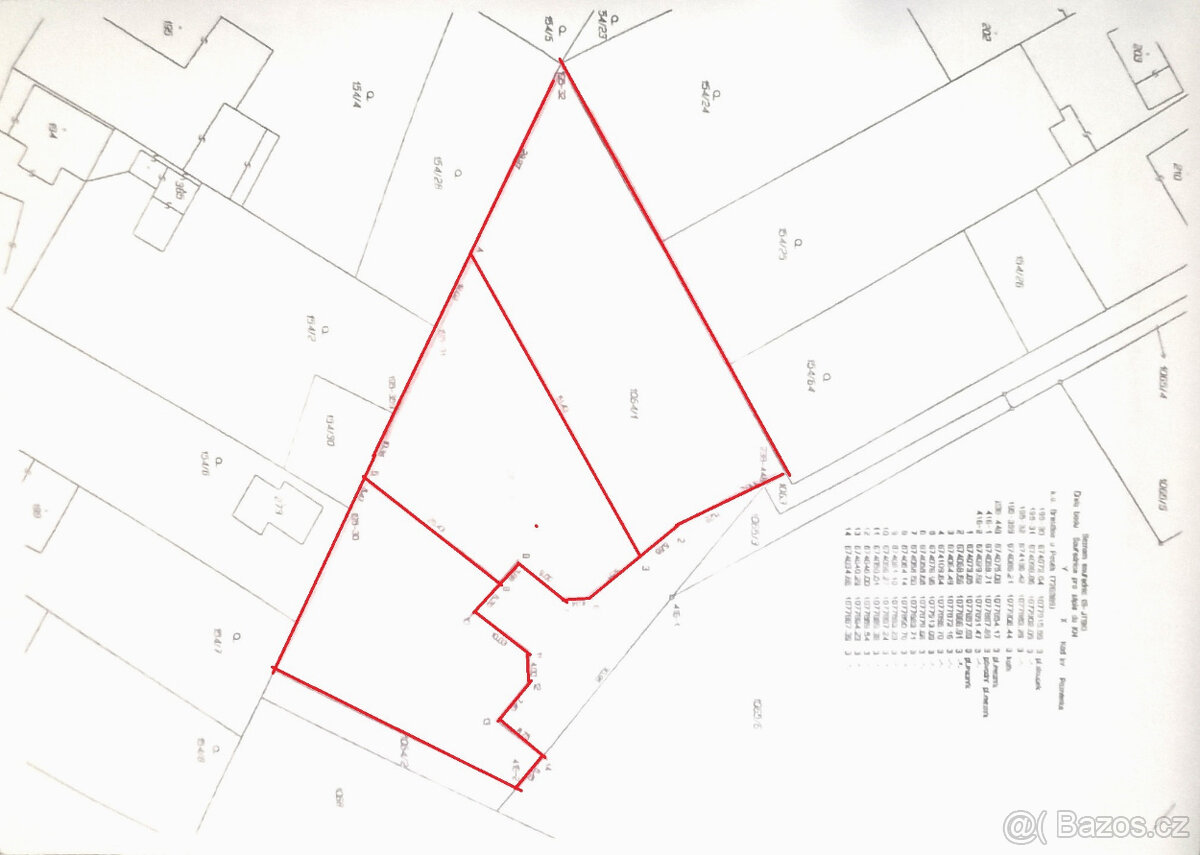 3x pozemek v obci Bratčice u Potěh - 12