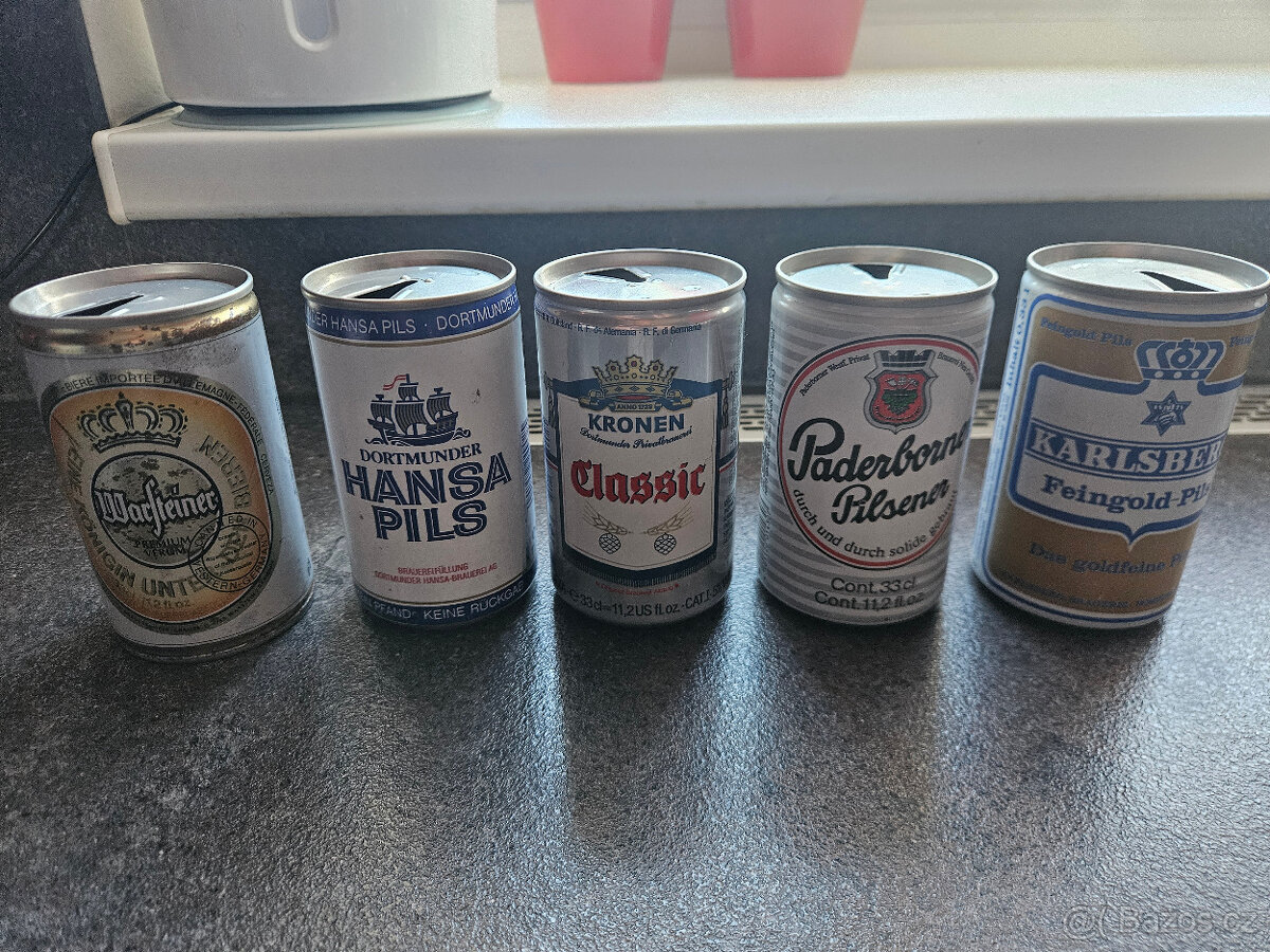 Staré plechovky od PIV, COLA,PEPSI - 12