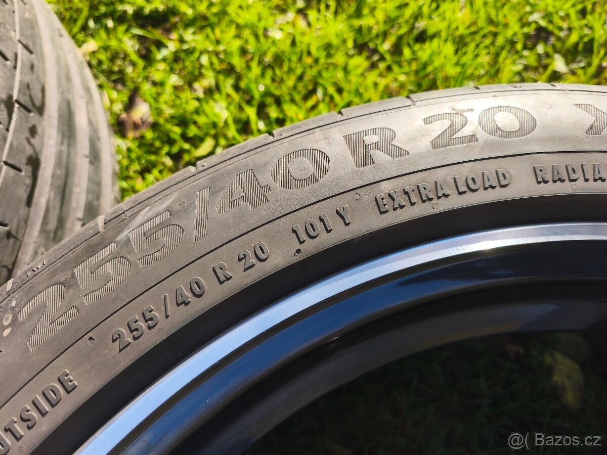 Letní sada Audi R20 5x112 A6 S6 RS6 Continental 255/40/20 - 12