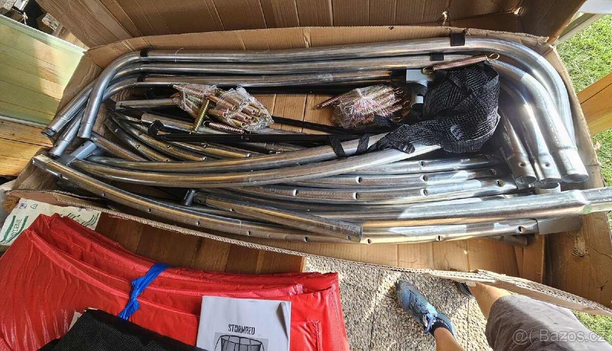 NOVÁ TRAMPOLÍNA STORMRED PRO 366CM PC 6700,- - 12