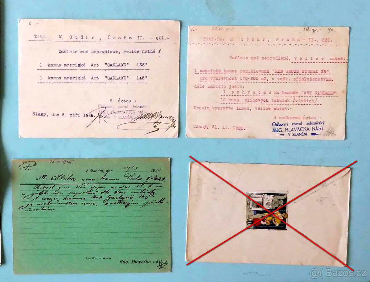 Staré pohlednice Československo a žánrové - 12