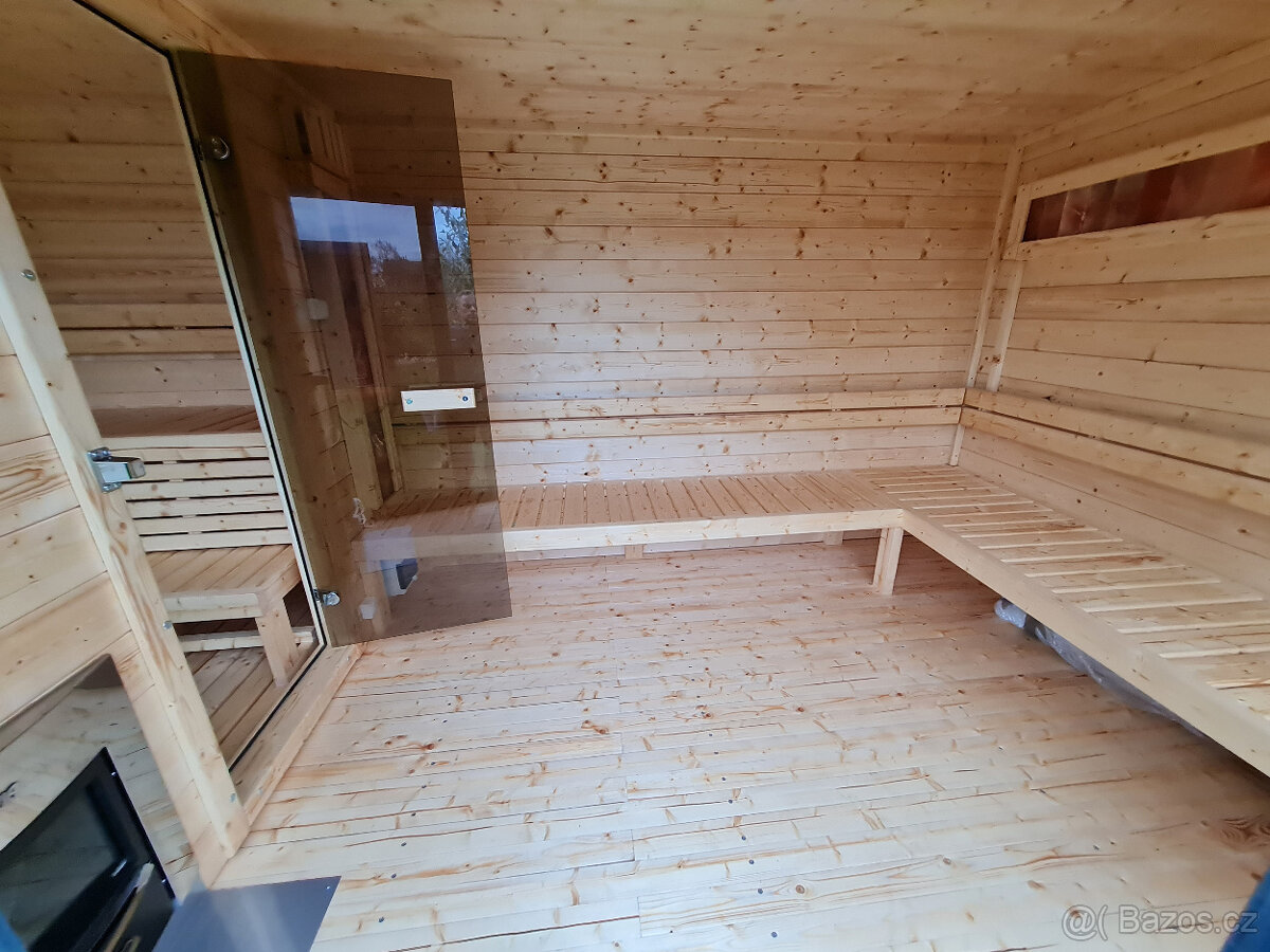 Venkovní saunový domek s odpočívárnou - 12
