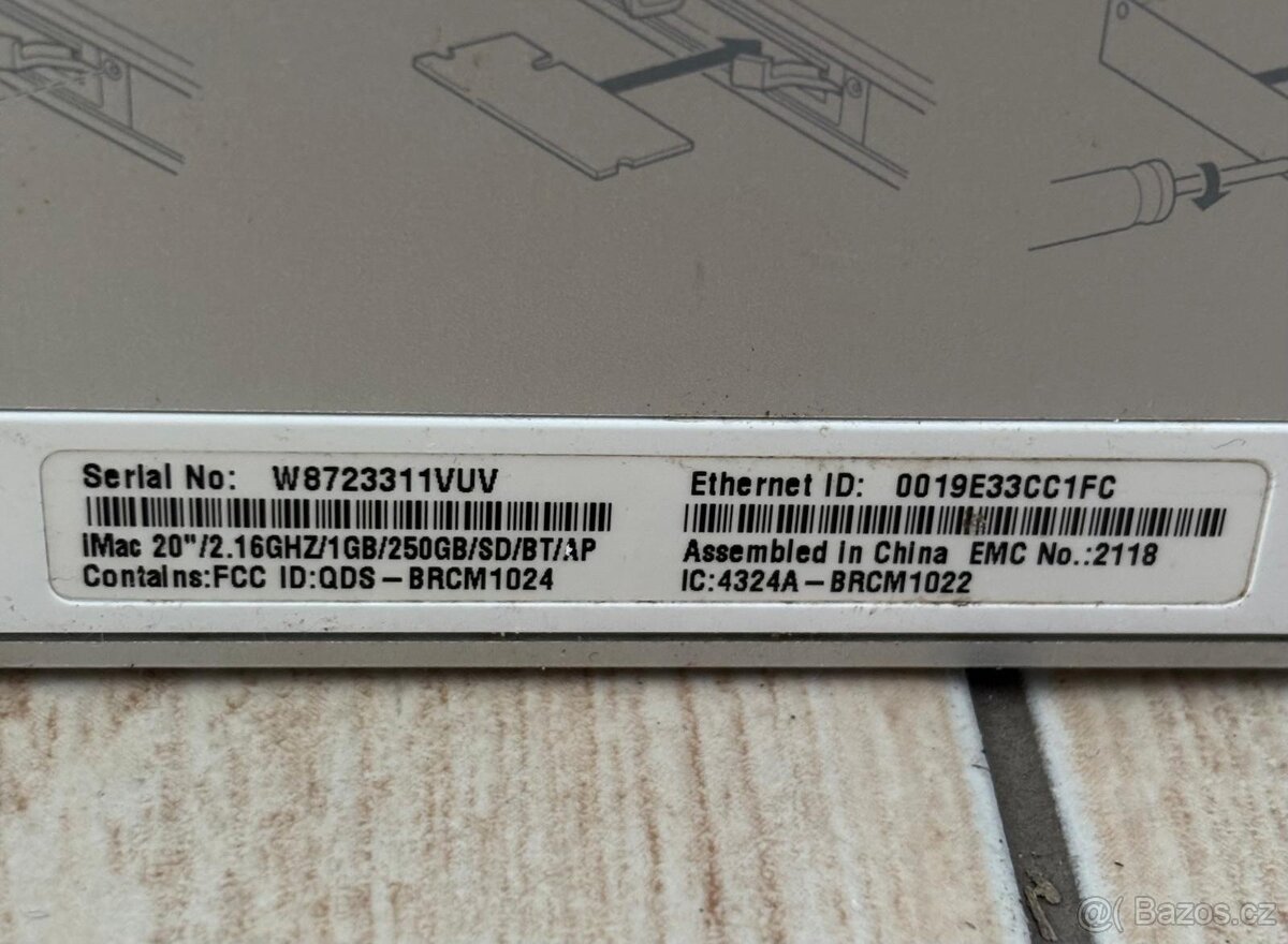 Unikát Apple iMac G5 A1207 EMC 2118 - 12