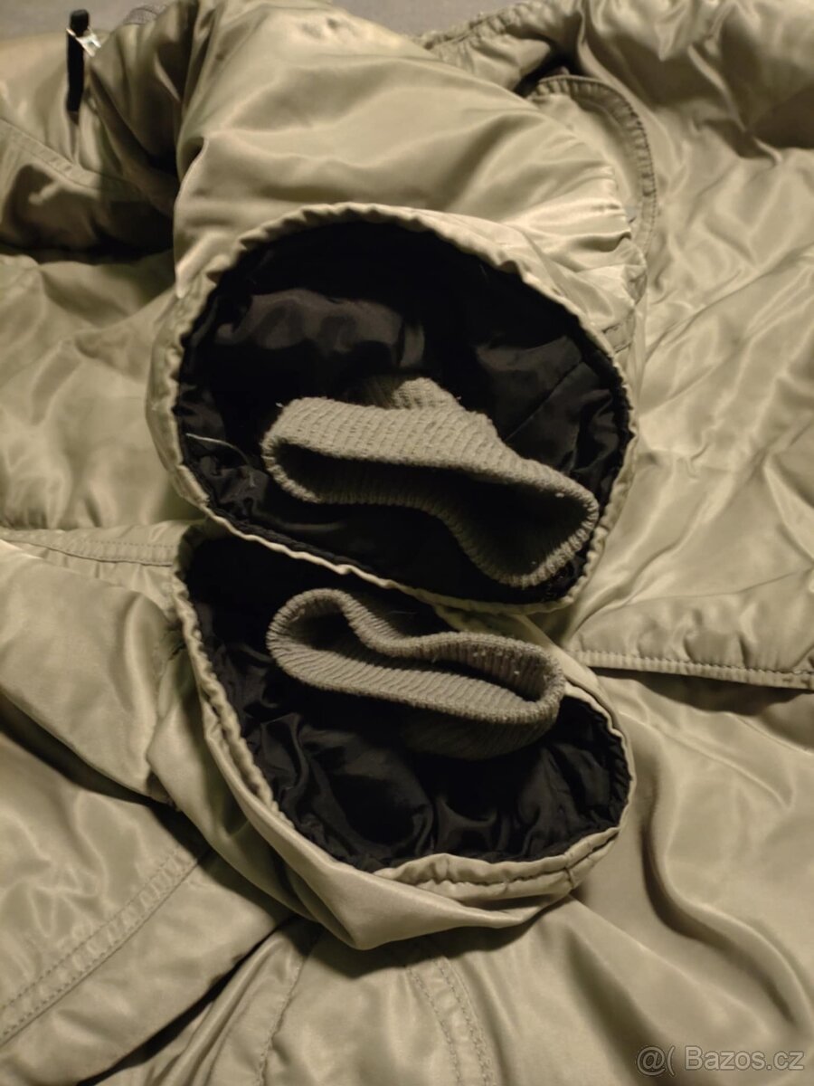 BUNDA N3B ALJAŠKA ALPHA INDUSTRIES SILVER XL - 12