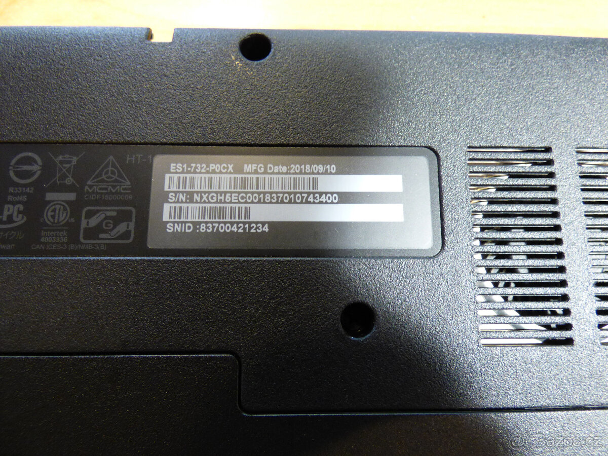 Acer Aspire ES 17.3" - 12