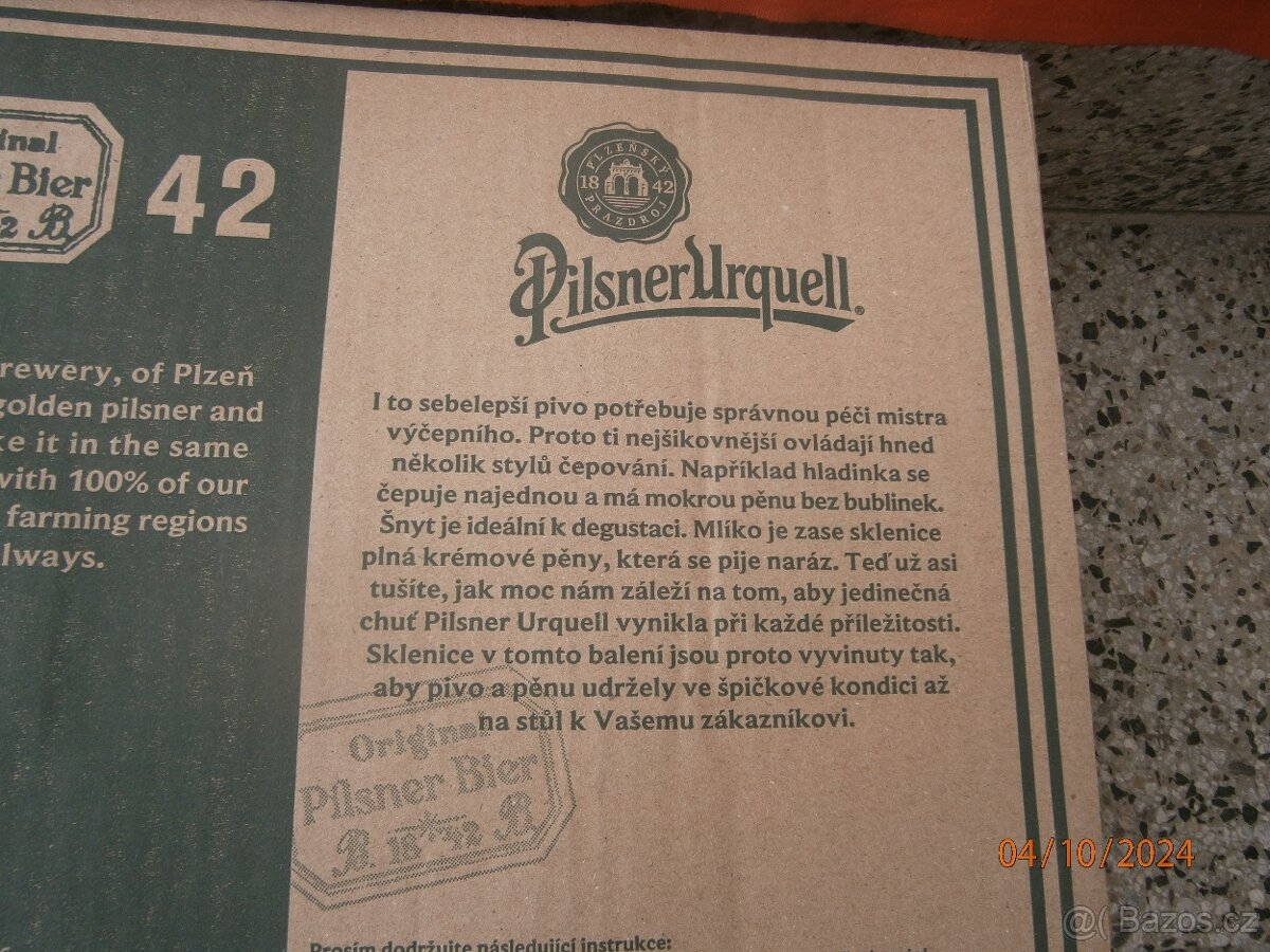 Půllitry Budvar Rony Plesl - 12