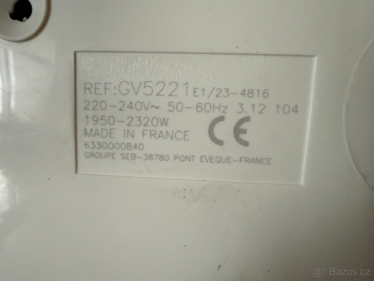 Žehlička - Parní generátor Tefal Easy Pressing GV5221 - 12