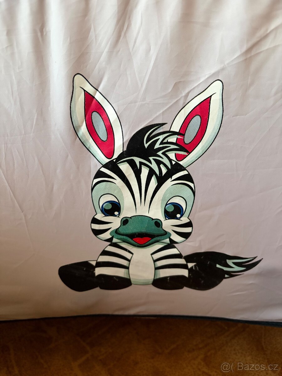 Cestovní postýlka Cosing Adam Zebra šedá - 12