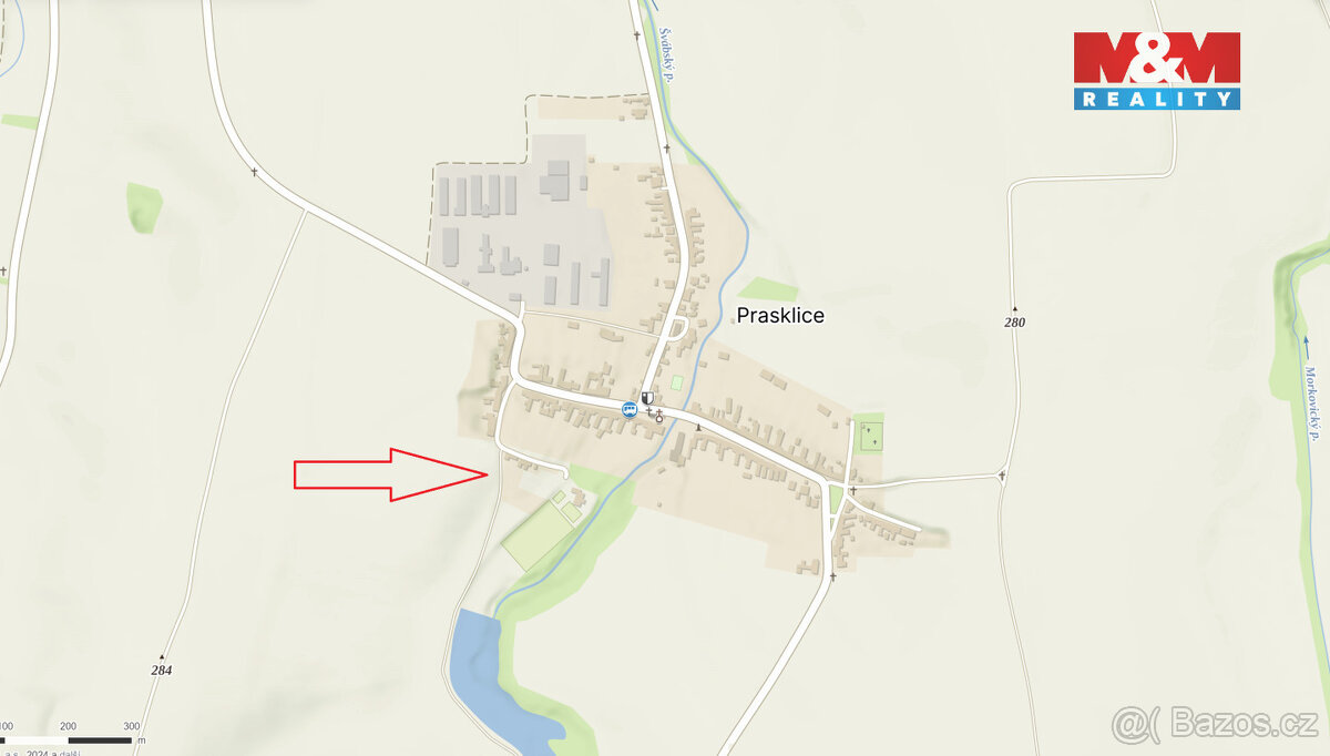 Prodej pozemku k bydlení, 734 m², Prasklice - 12