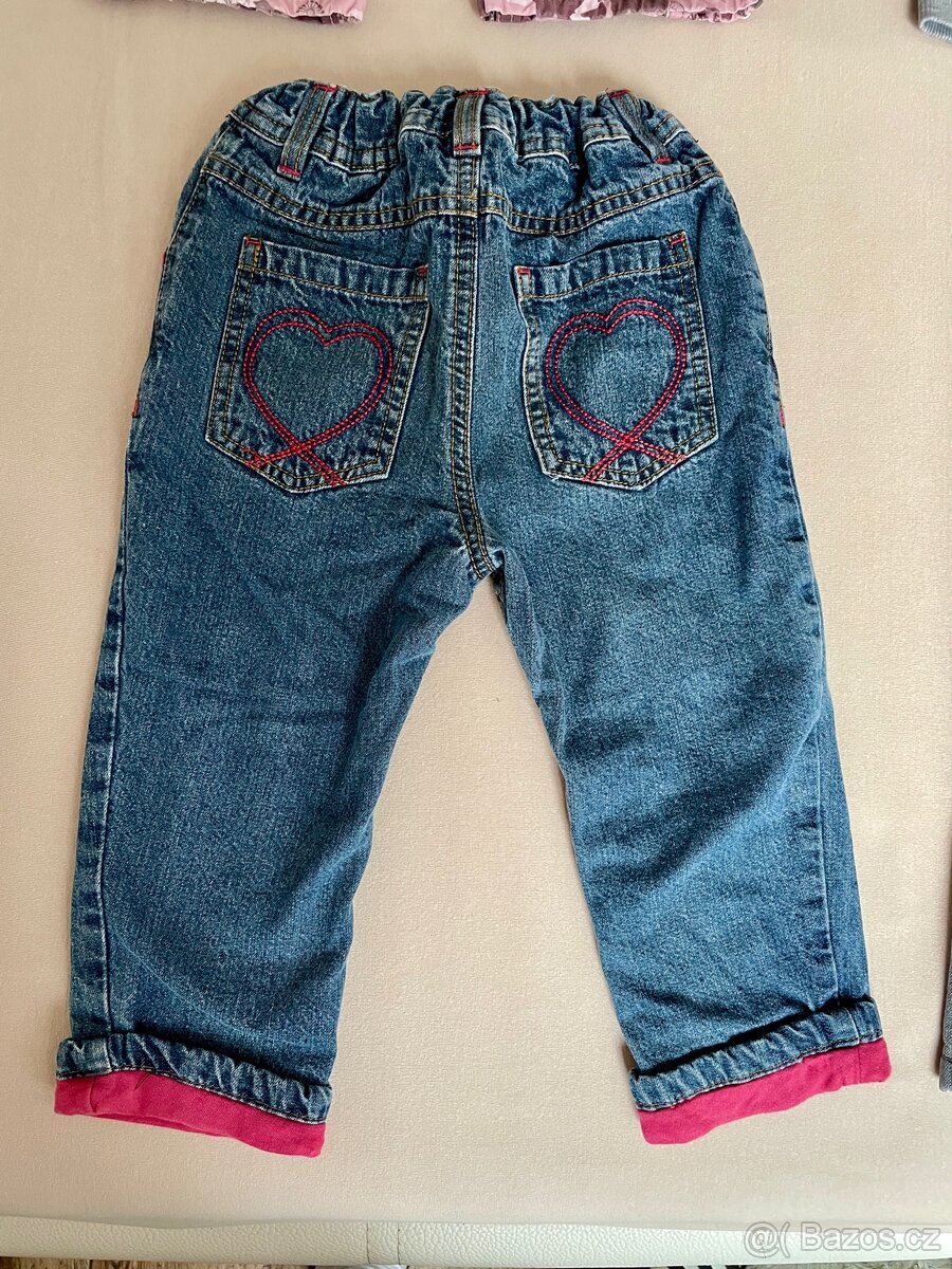 Dívčí kalhoty - set 6 kusů - 12