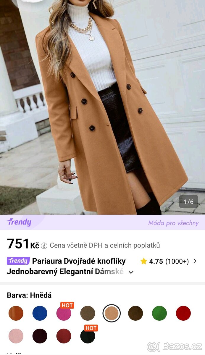 Dámský kabát, vel.44 - 12
