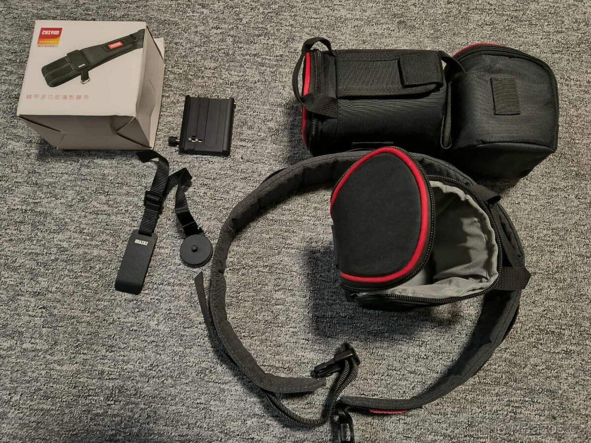 Zhiyun foto video pasek s extra klipem, pro objektivy,3 obal - 12