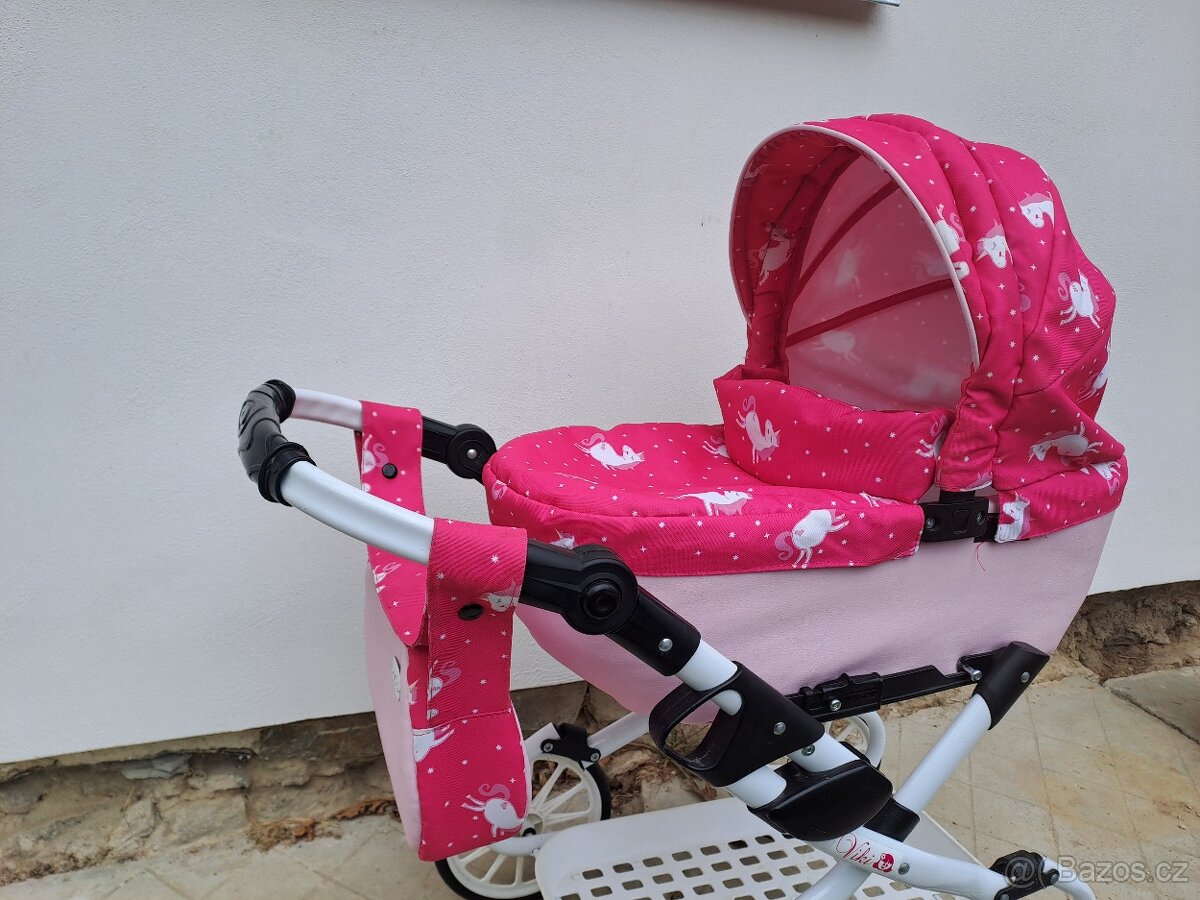 Dětský kočárek pro panenky Viky - 12