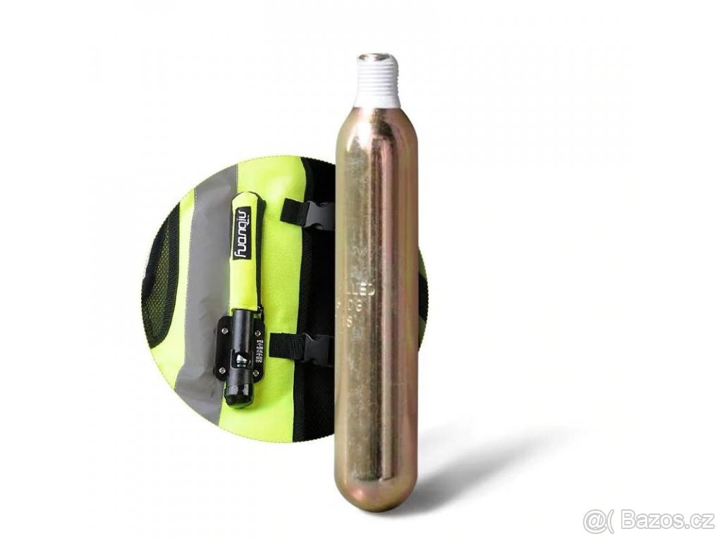 Airbag vesta černá se sponou - 12