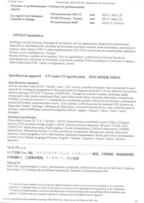 CNC frézovací centrum Mectron MGH 250 (menší Robodrill) - 12