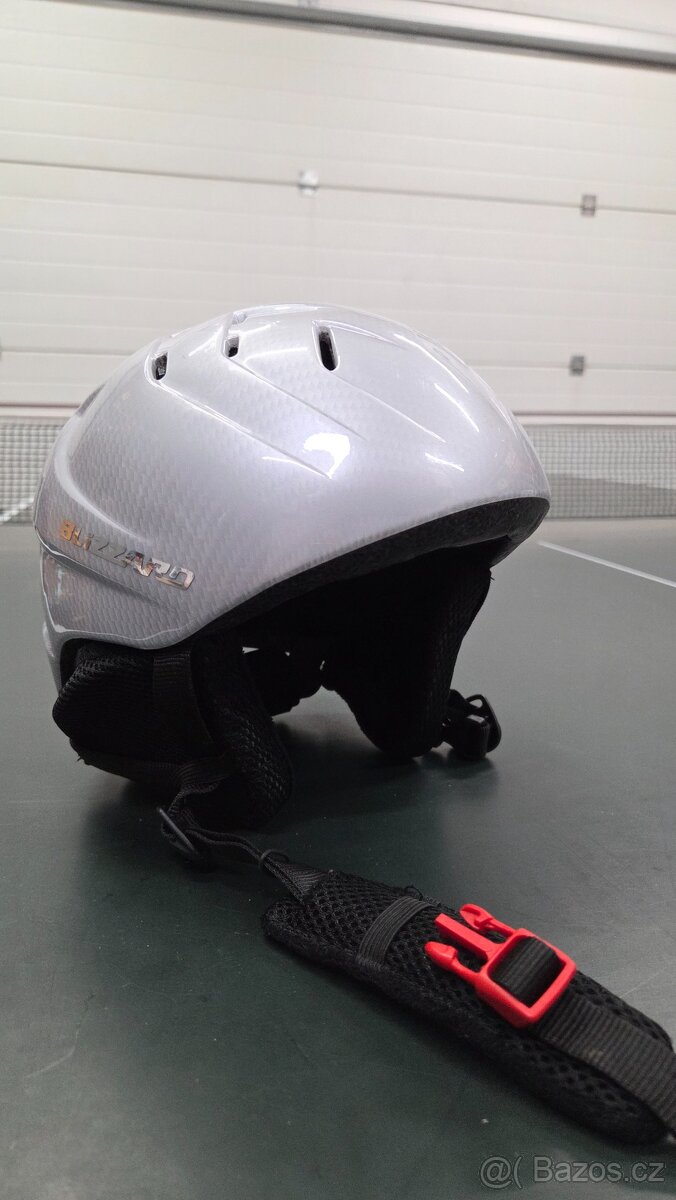 Dětské lyže 90 cm, lyžáky, helma, brýle - 12