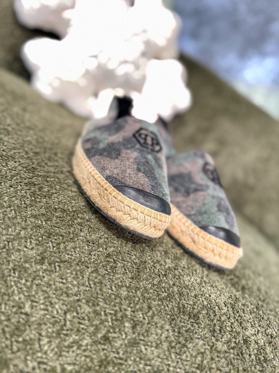 Luxusní, pánské espadrilky Philipp Plein - 12
