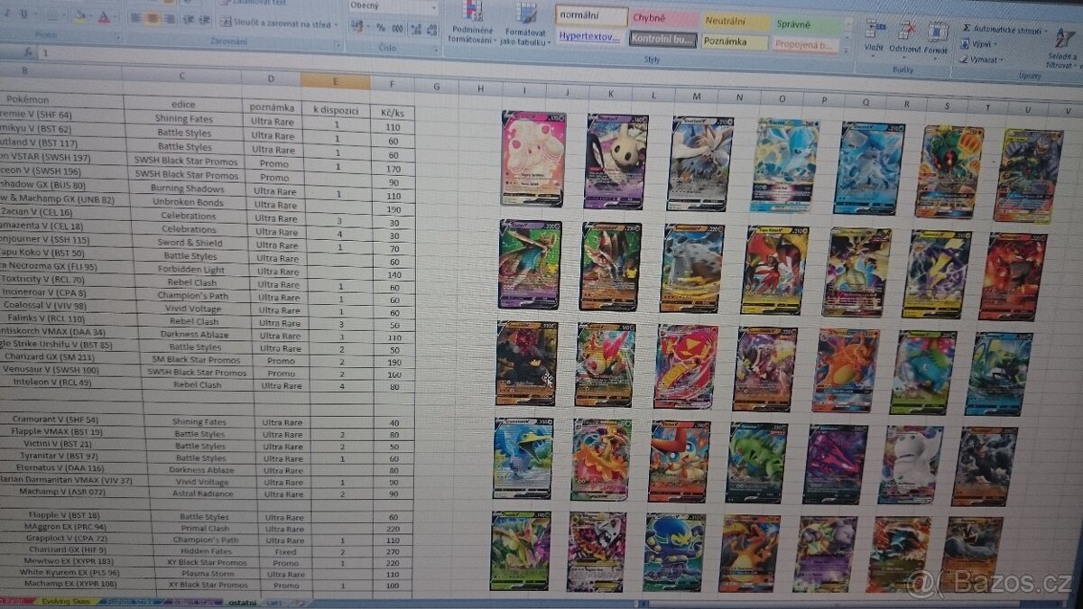 Pokémon karty - originál TCG - 12