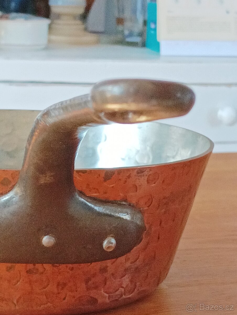 PROFESIONÁLNÍ MĚDĚNÝ HRNEC BAUMALU ALSASKO FRANCIE 70.LÉTA - 12