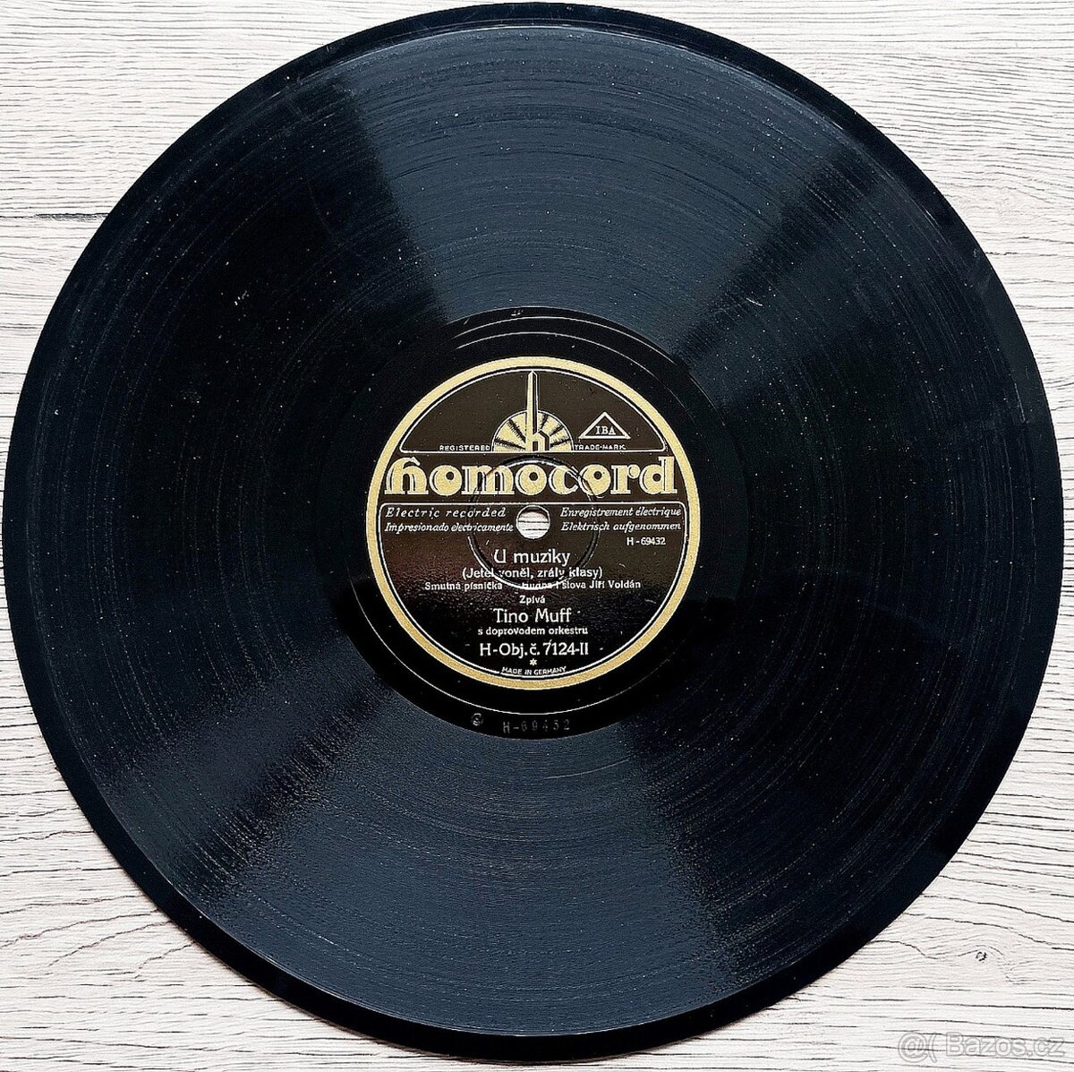 Sada 2 - 5 československých šelakových gramodesek 1930-1932 - 12